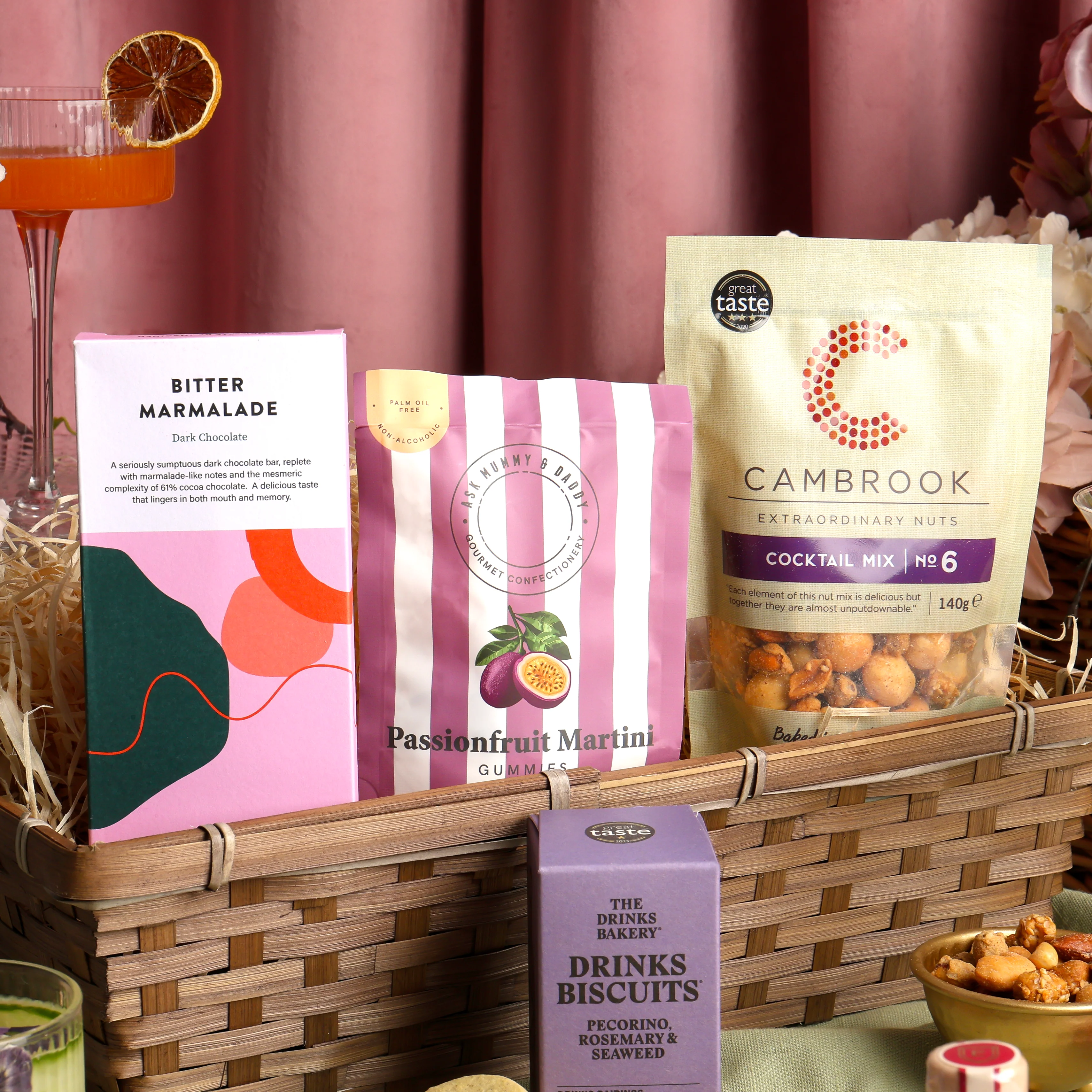 Luxury Cocktail and Treats Hamper - Image 5